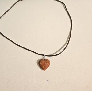 Red Goldstone necklace